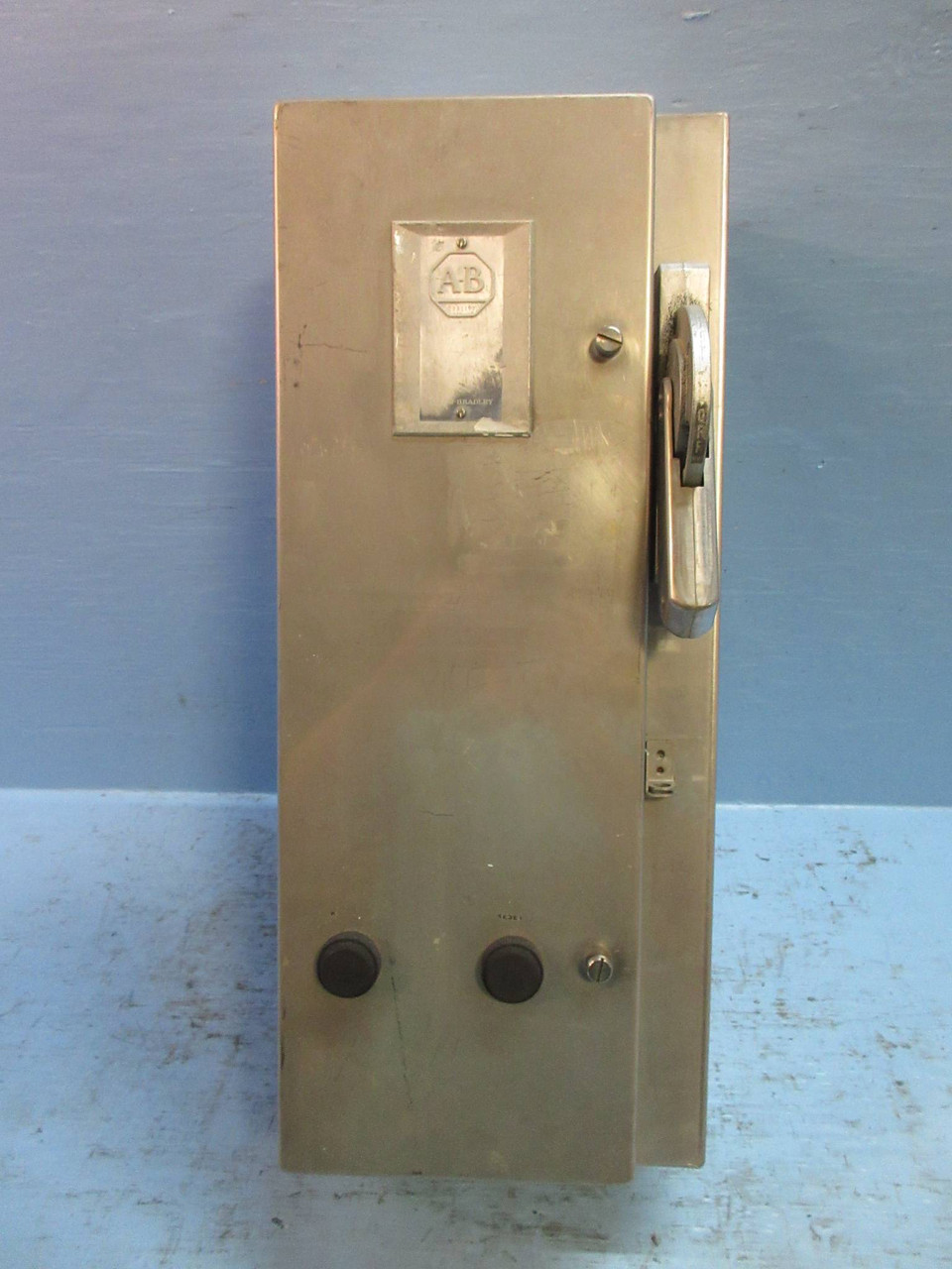 Allen Bradley Stainless Size 0 Starter 30 Amp Breaker Combination Combo Box SS (TK2974-1)