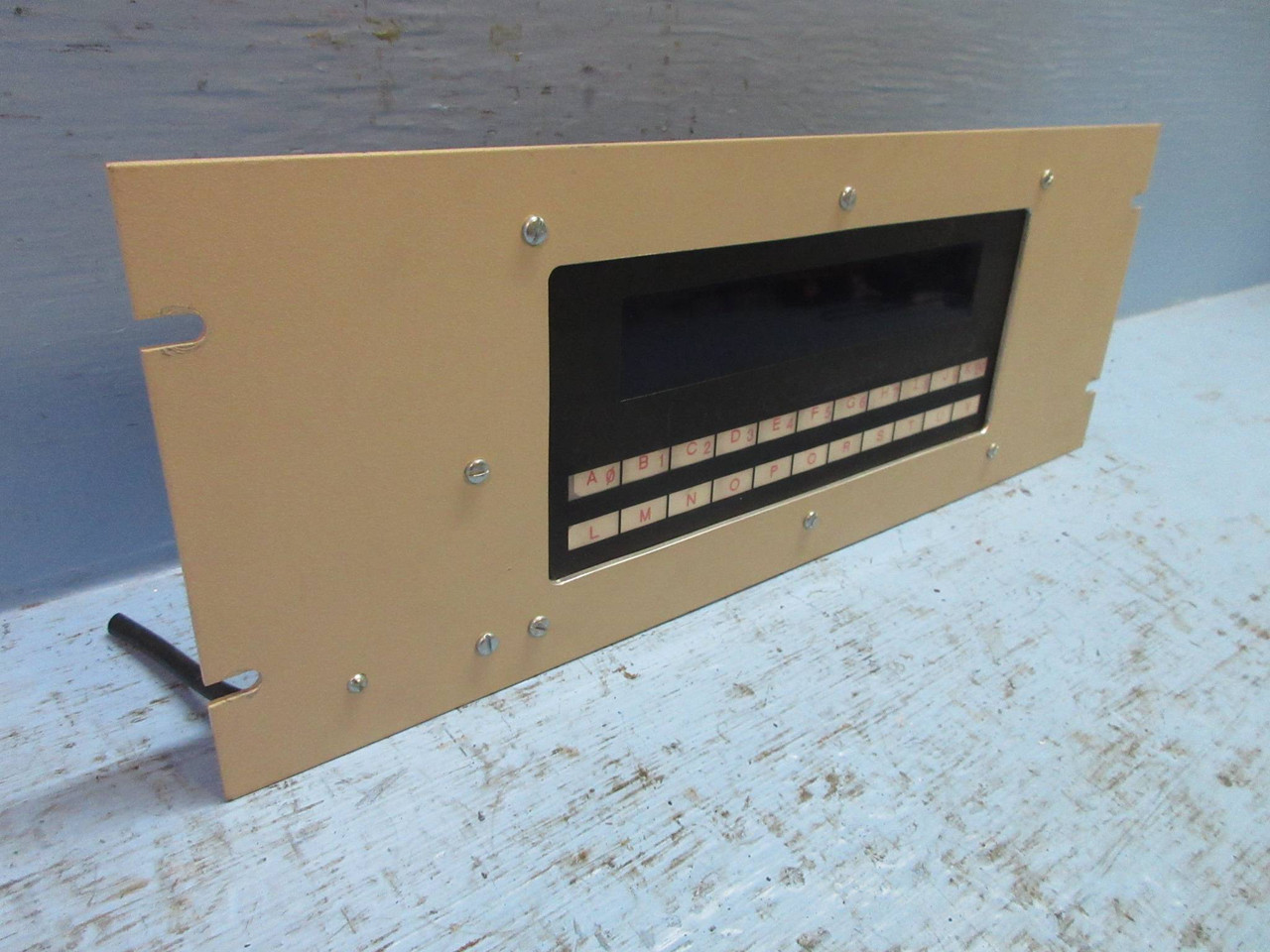 VIP Integrated Display Keyboard System 03901-03-A01-02 Operator Interface Screen (TK3001-5)