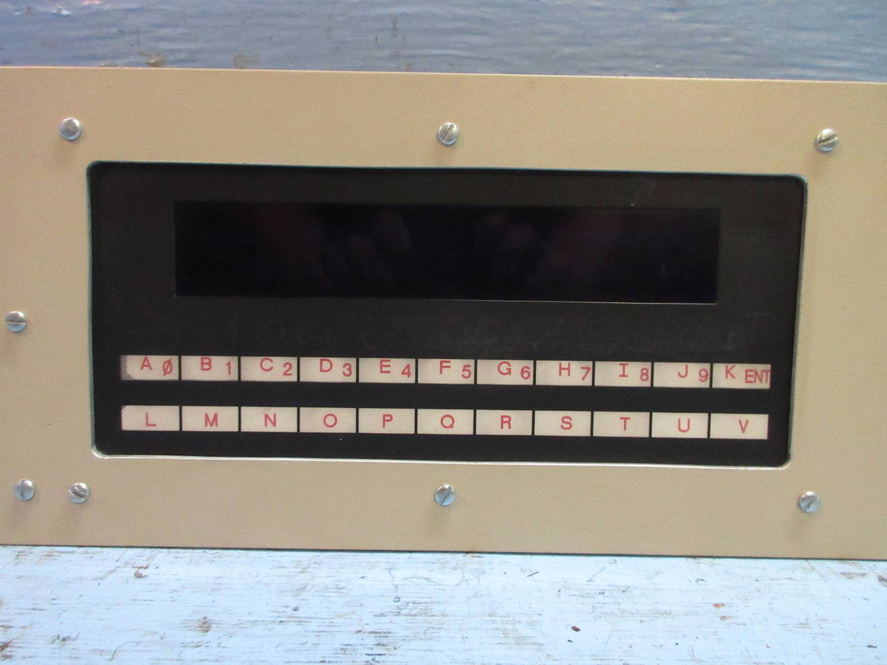 VIP Integrated Display Keyboard System 03901-03-A01-02 Operator Interface Screen (TK3001-5)