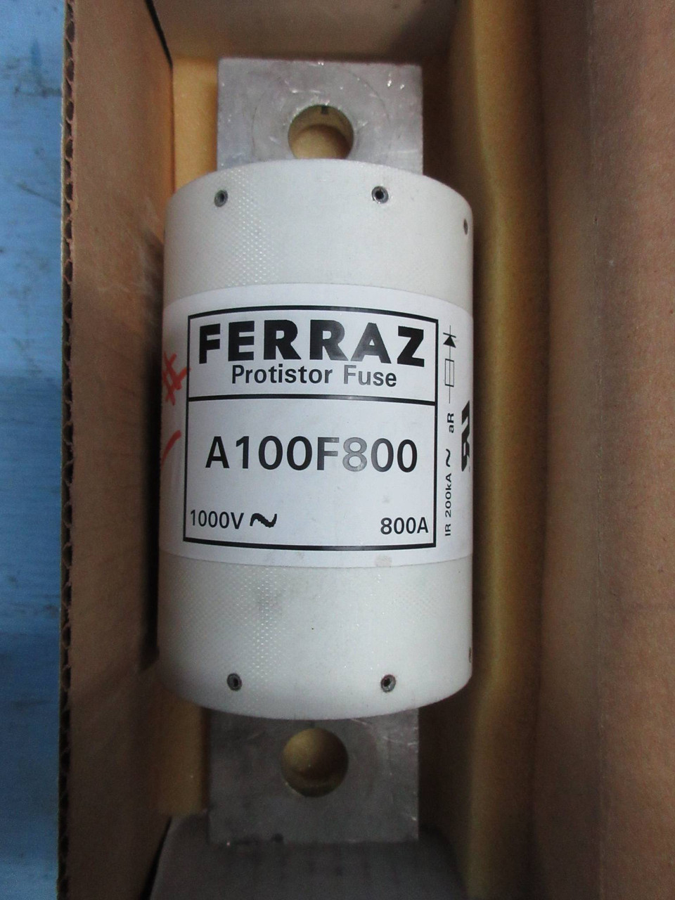 New Ferraz Mersen A100F800 800 Amp 1000V Protistor Fuse 800A NIB (TK3010-1)