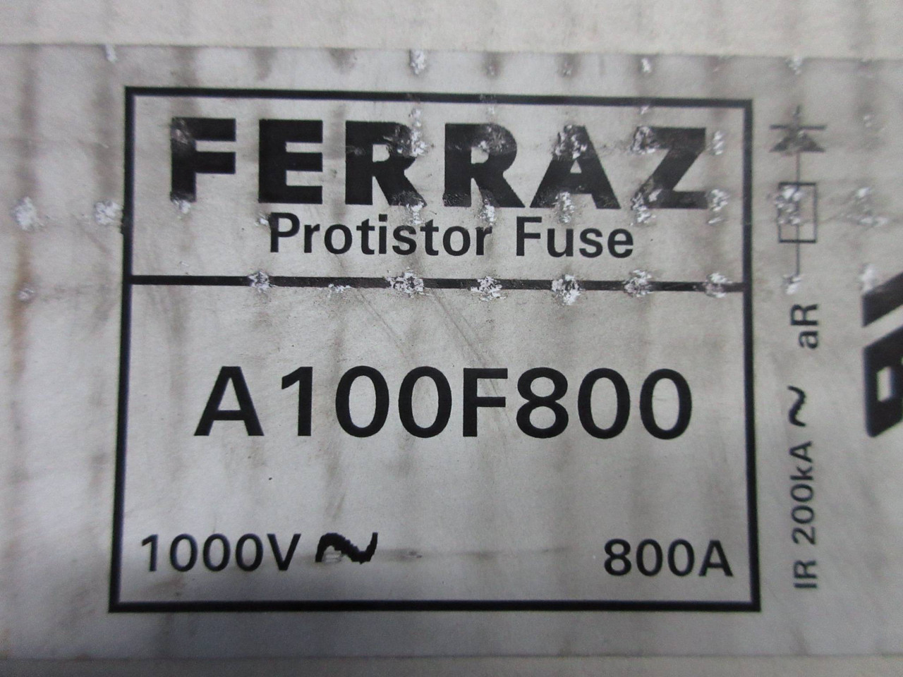 New Ferraz Mersen A100F800 800 Amp 1000V Protistor Fuse 800A NIB (TK3010-1)