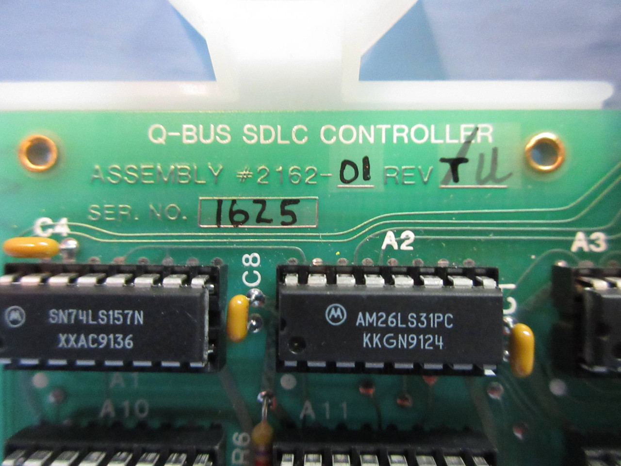 DEC 2162-01 Revision U Q-Bus SDLC Controller Board PLC Module Digital Equipment (TK3021-1)