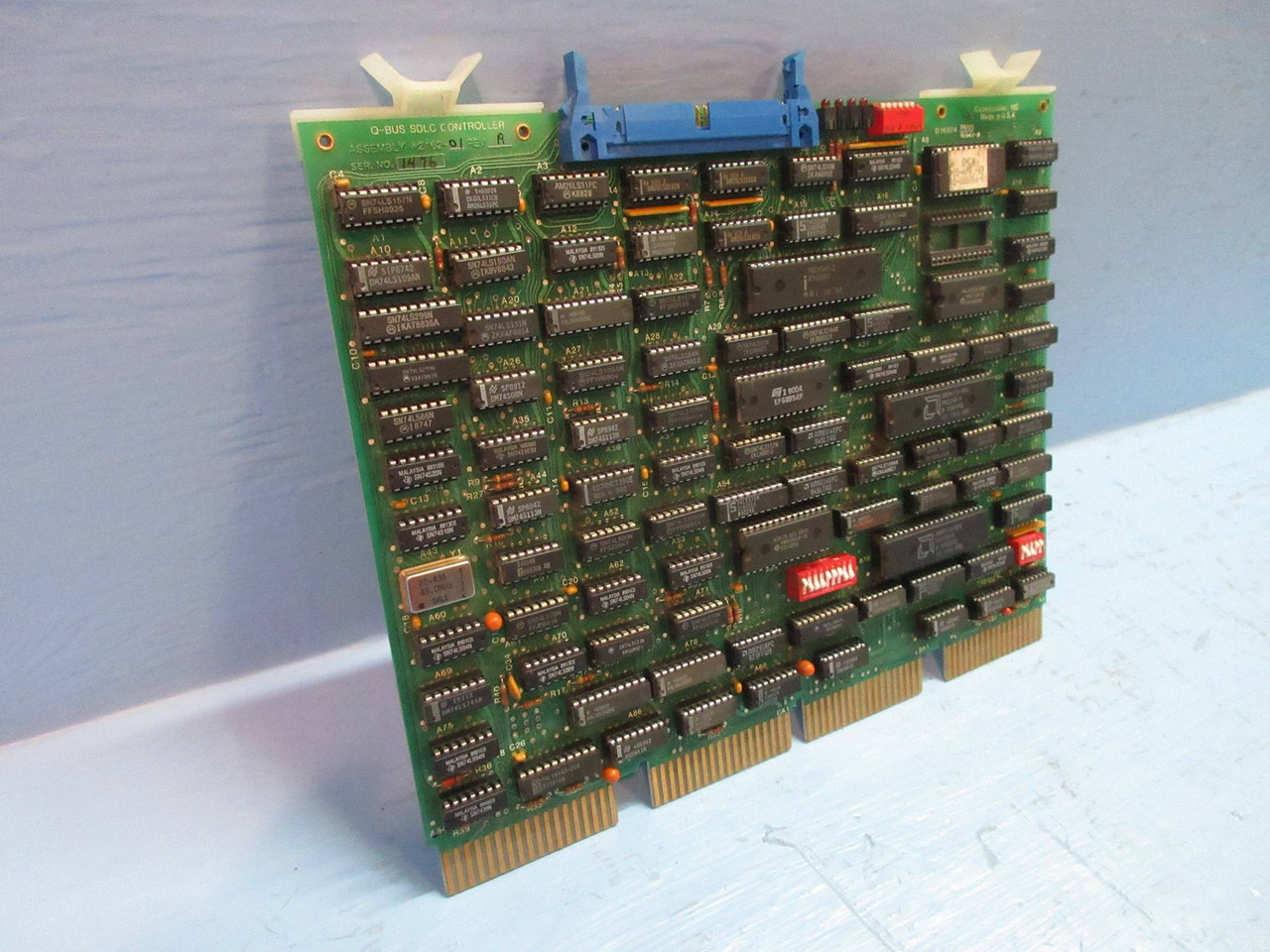 Image of DEC 2162-01 Revision R Q-Bus SDLC Controller Board PLC Module Digital Equipment