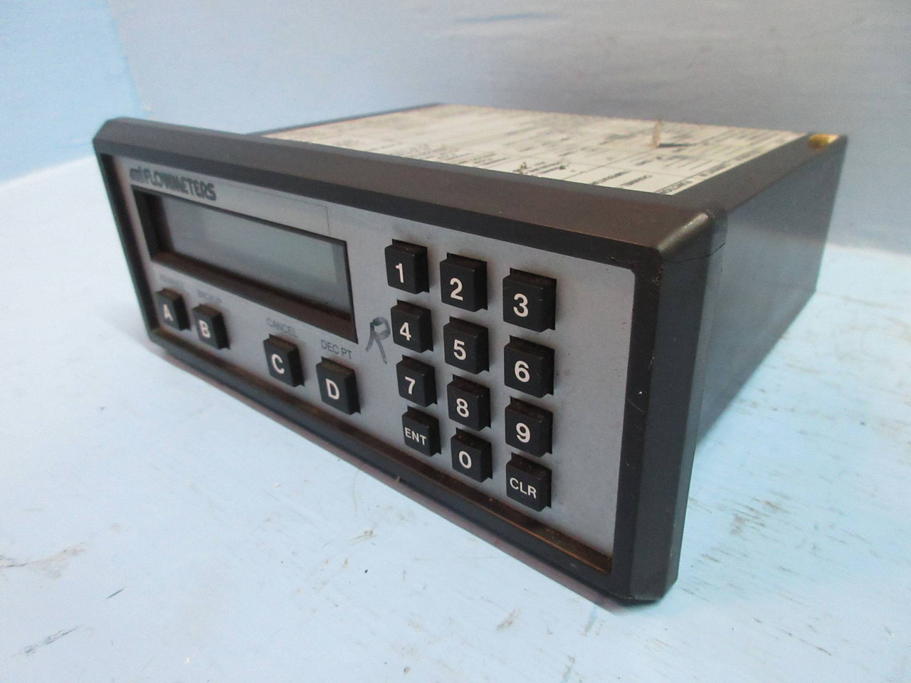 Flowmeters Model 1880 Totalizer Screen and Keypad (TK3039-2)