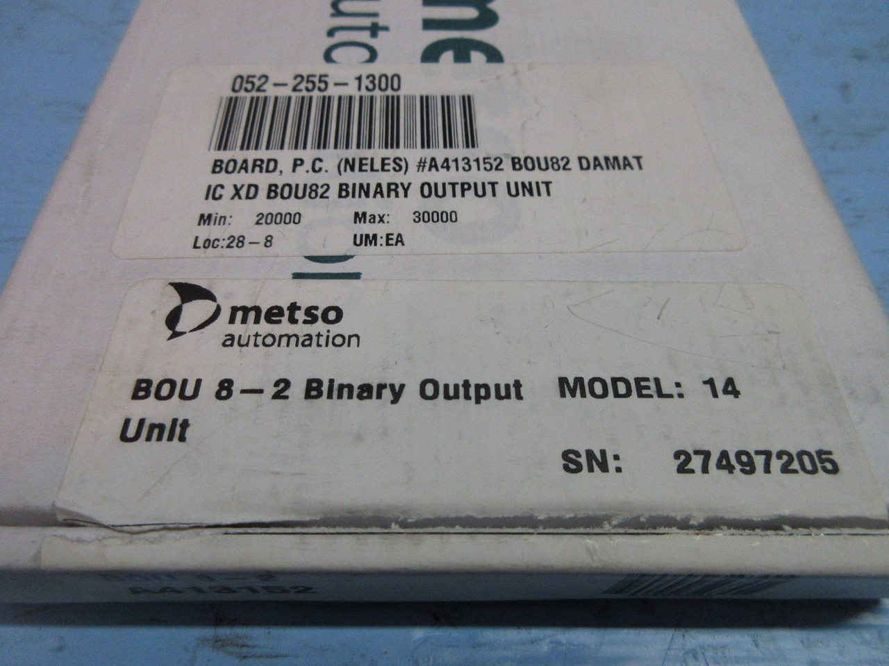 NEW Metso Automation Valmet BIU-82 Binary Input Module A413152 Model 14 BIU 8-2 (TK3070-1)