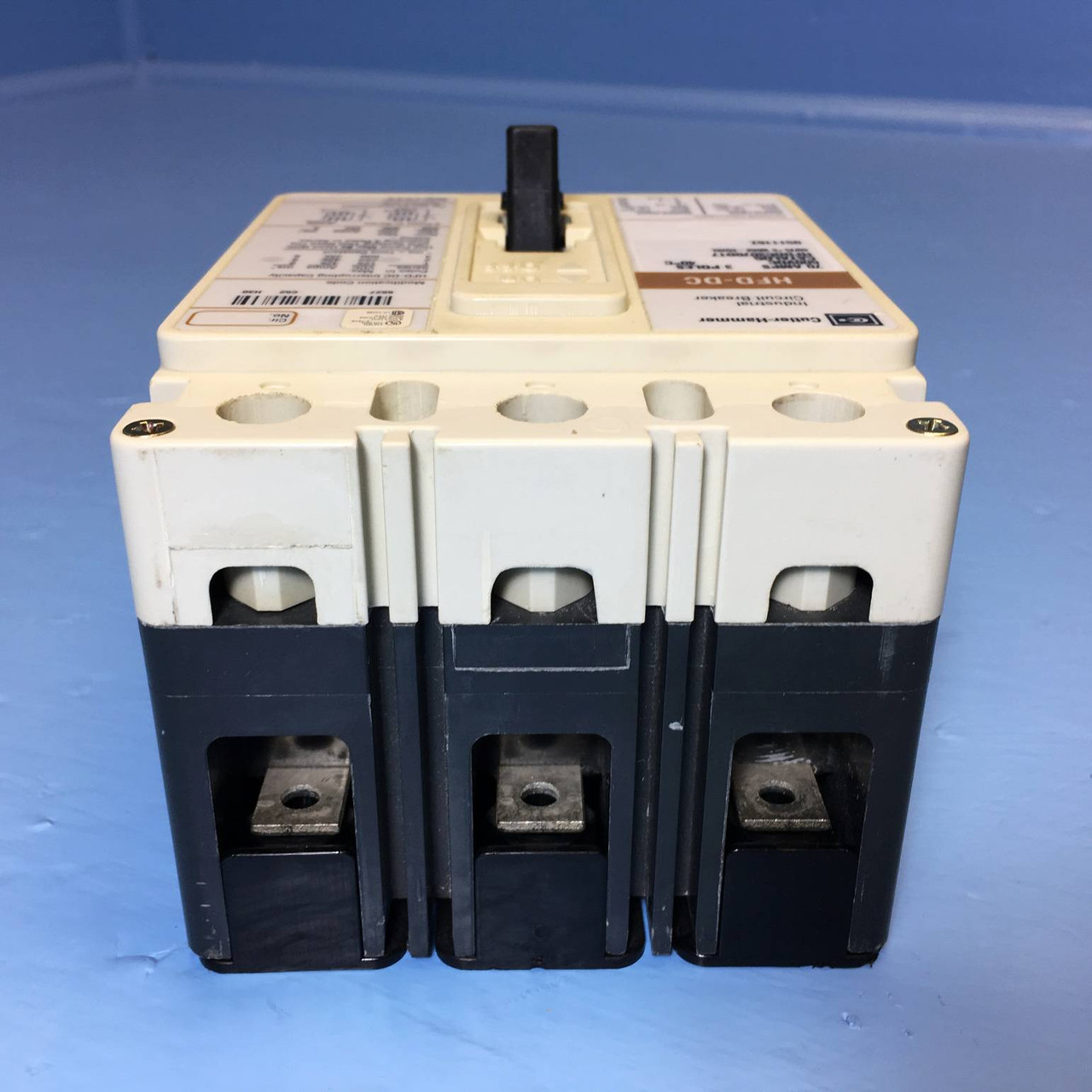 Cutler Hammer HFDDC3070D17 70A DC Circuit Breaker 3P HFD-DC Westinghouse 70 Amp (EM2352-2)