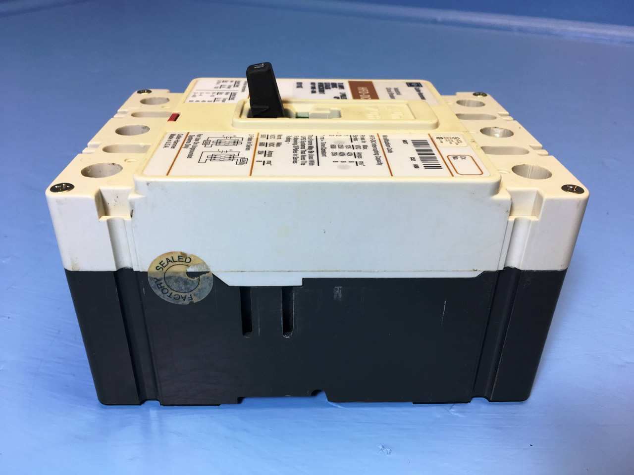 Cutler Hammer HFDDC3070D17 70A DC Circuit Breaker 3P HFD-DC Westinghouse 70 Amp (EM2352-2)