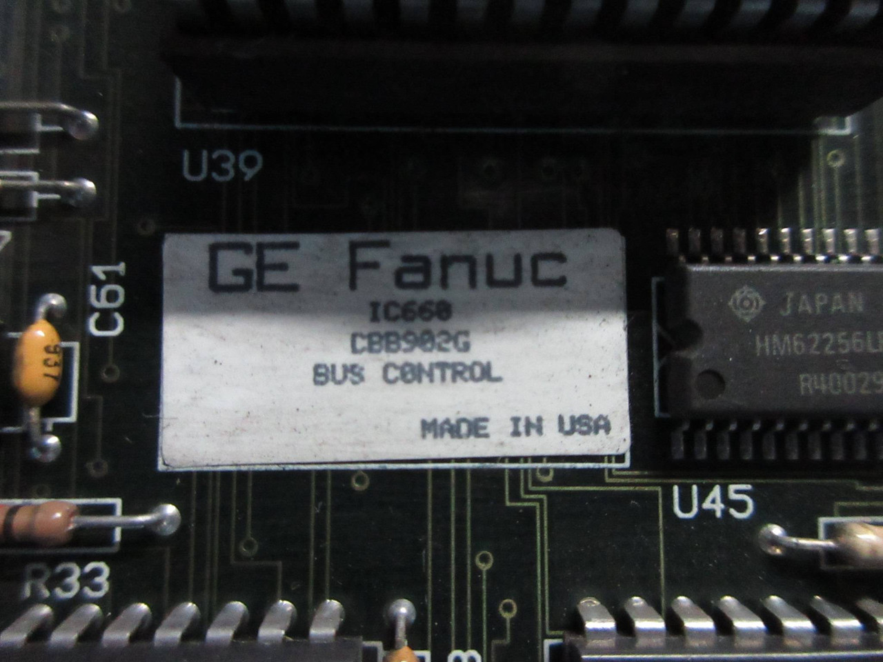 GE Fanuc Series 6 IC660-CBB902G Bus Control Module PLC IC660CBB902G CTL W/ DIAG (TK3088-3)