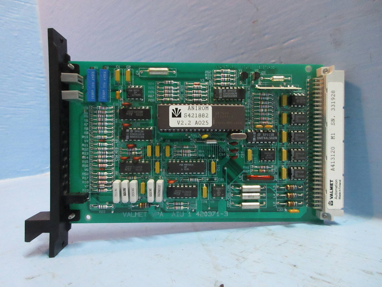 Valmet Automation AIU-1 Analog Output Module A413120 Rev. M1 Metso PLC Board (TK3110-10)