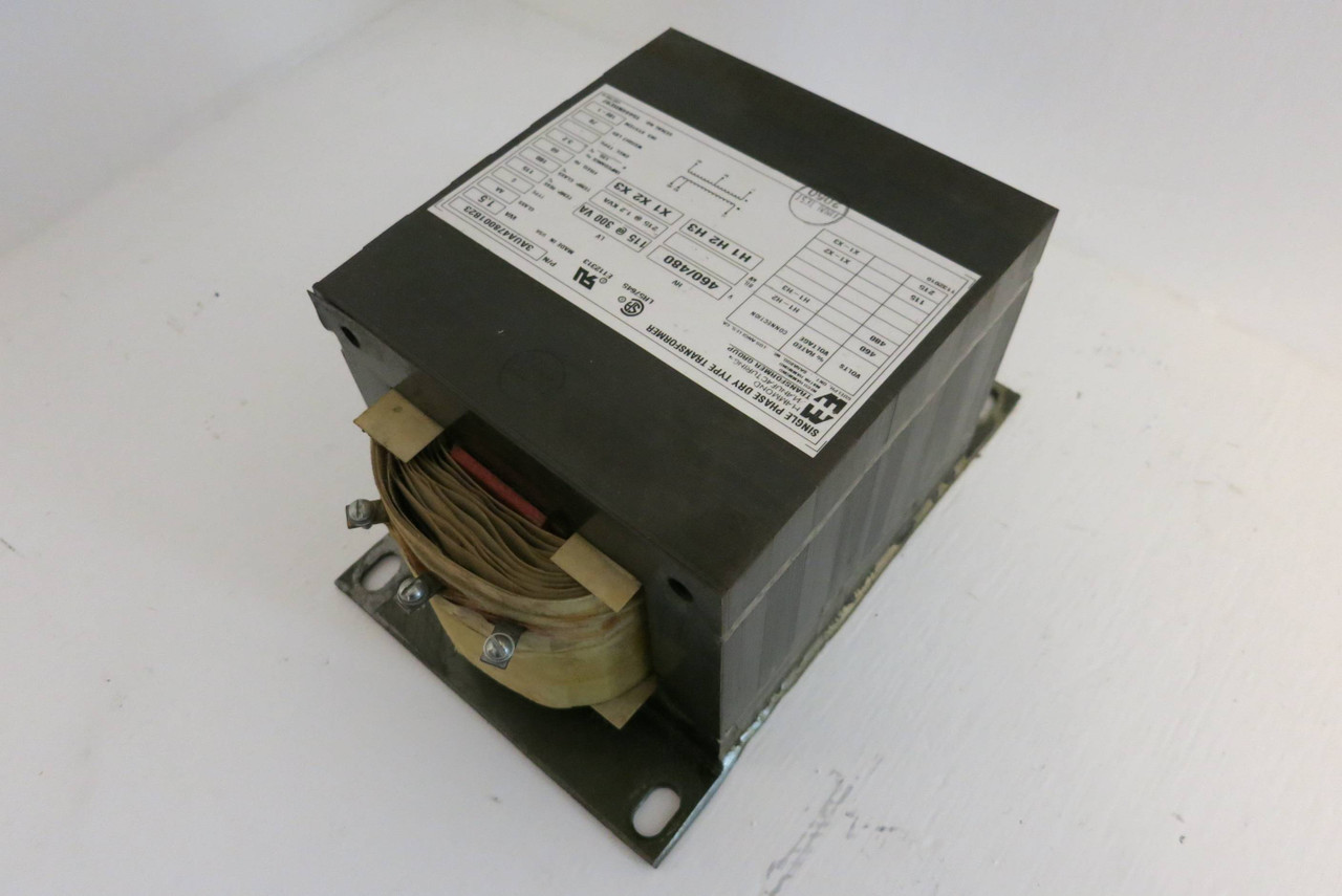 Hammond 1.5 kVA 460 / 480 to 115 V 1PH Dry Type Transformer 3AUA478001B23 480V (DW0482-1)