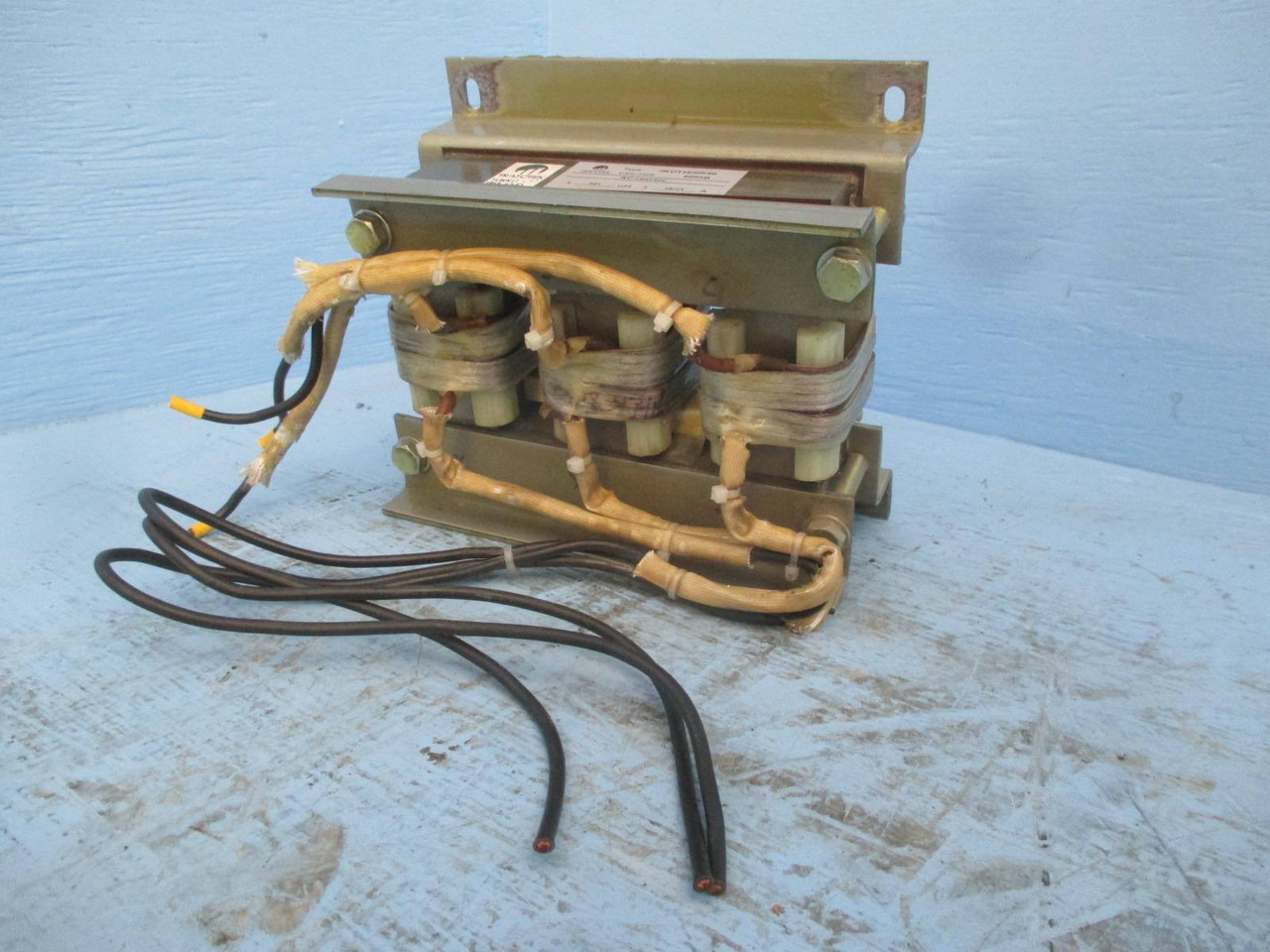 Trafotek 3KU114/60/40 18/33 Amp 3PH AC Line Reactor 501 uH Num 8095B C1/25 25A (DW0488-4)