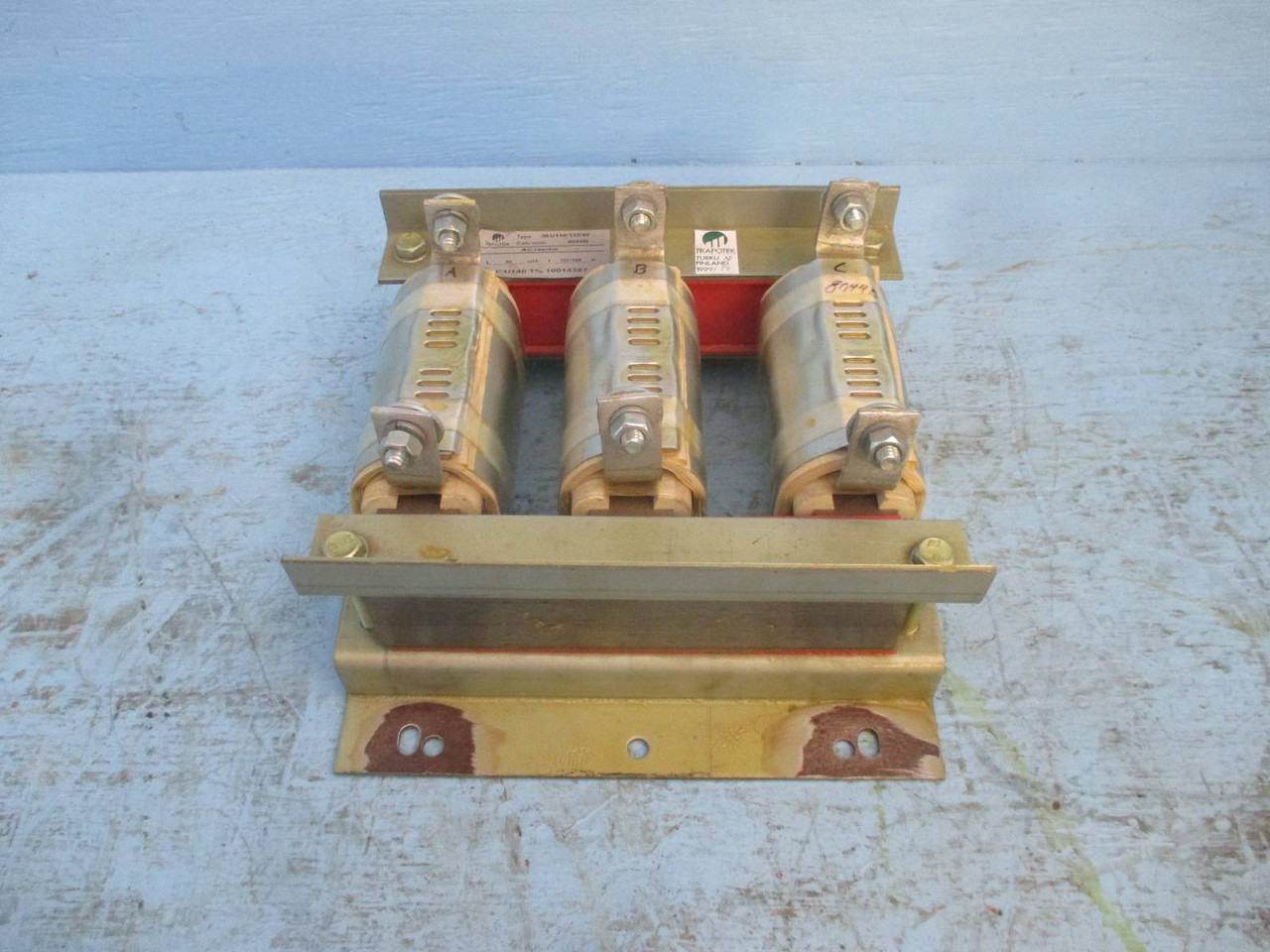 Trafotek 3KU114/132/40 102/188 Amp 3PH AC Line Reactor 84 uH 8044B C1/140 140A (DW0490-2)