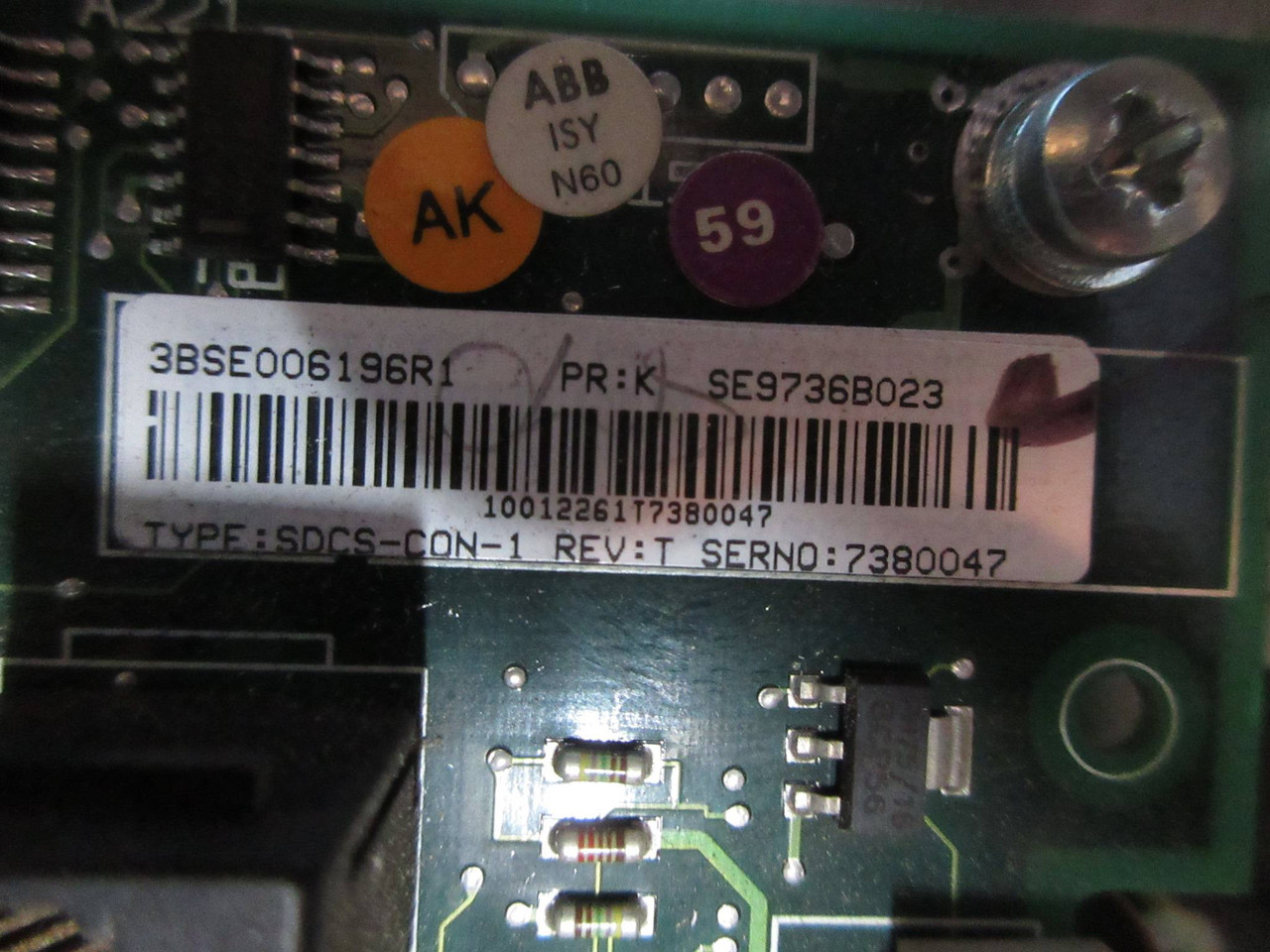 ABB DCS 500 Thyristor Power Converter DCS502-0025-51-2100000 21 Amp DC Drive (TK3182-1)