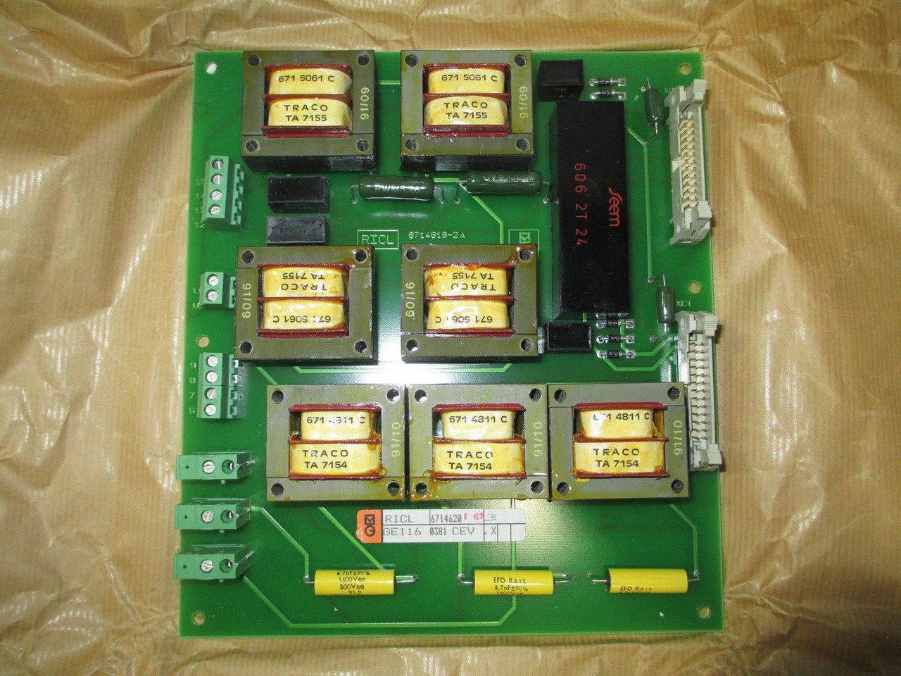 Image of Merlin Gerin NEW RICL 6714620 PLC PC Board MG NIB 6714618 MGE UPS Systems EPE