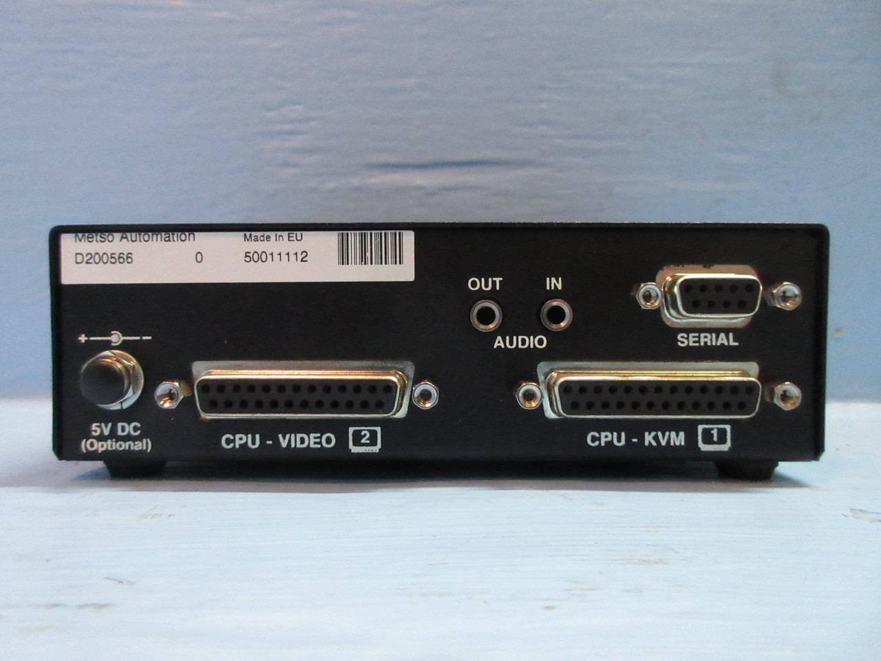 Metso Automation D200566 Rev. 0 CATx KVM Extender Valmet (TK3209-4)