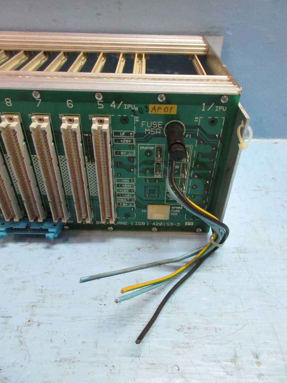 Valmet Automation A413510 PLC Module Chasis Rack & I/O Backplane IOB-420153-3 (TK3220-7)