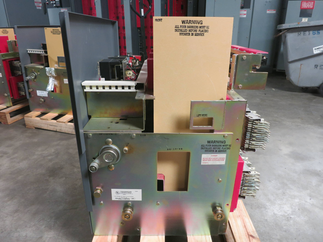 Square D DS-840 4000A Power Circuit Breaker LSIG Trip Unit S56LSIG DS840 4000 MO (GA0016-7)