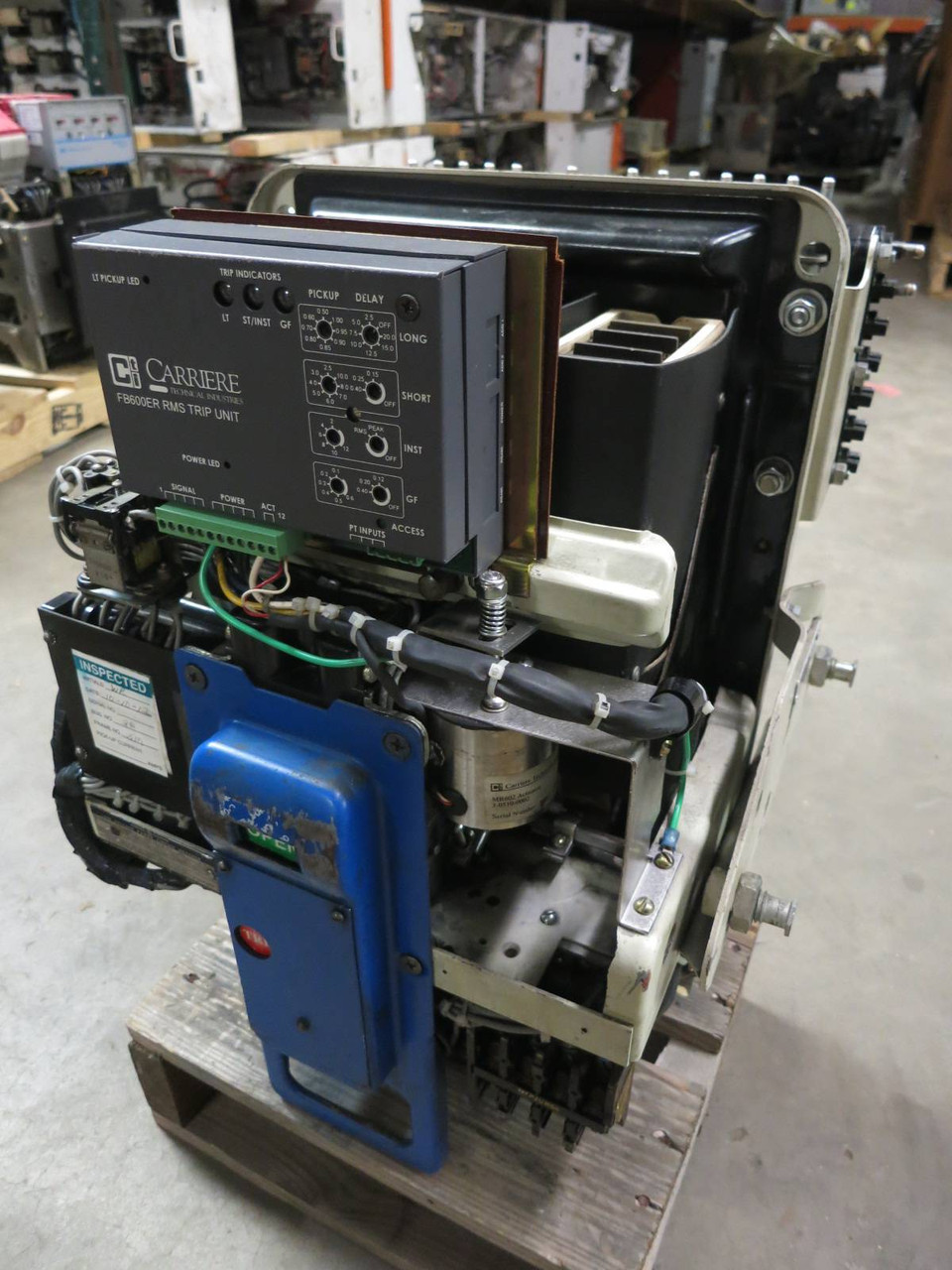 GE AK-3A-25 HH 600A EO Air Breaker LSIG 125VDC General Electric 600 Amp (PM2751-1)