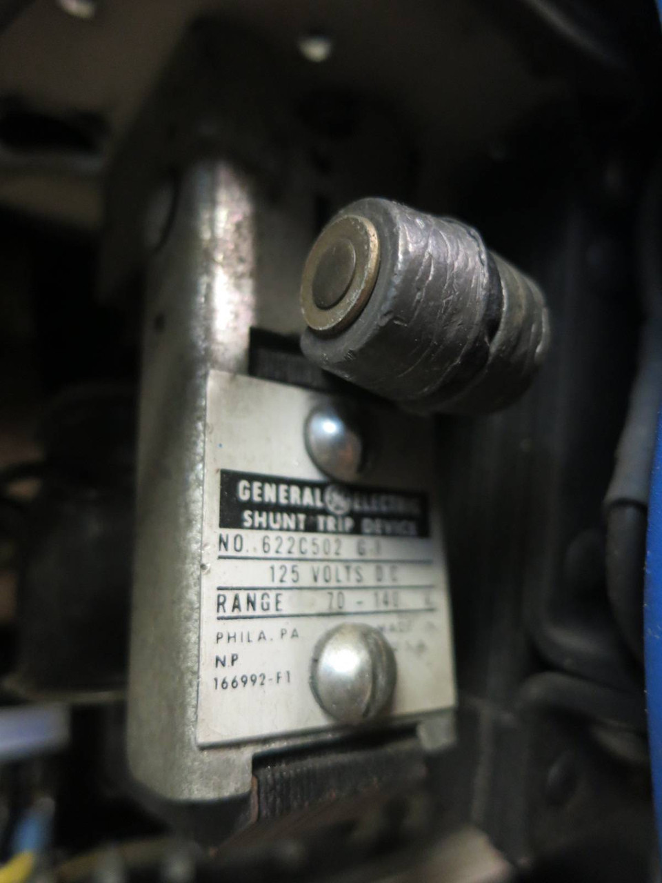 GE AK-3A-25 HH 600A EO Air Breaker LSIG 125VDC General Electric 600 Amp (PM2751-1)