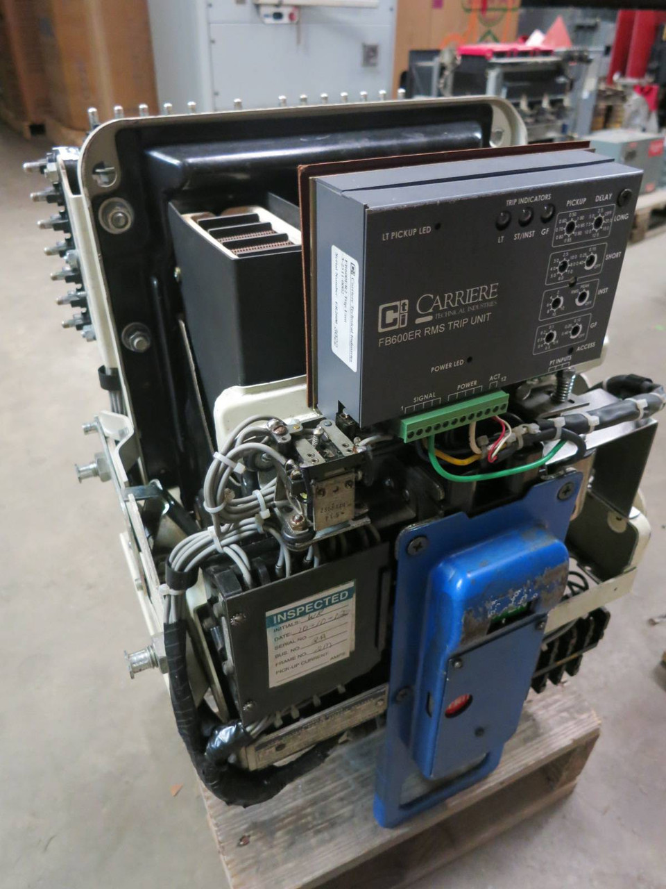 GE AK-3A-25 HH 600A EO Air Breaker LSIG 125VDC General Electric 600 Amp (PM2751-1)