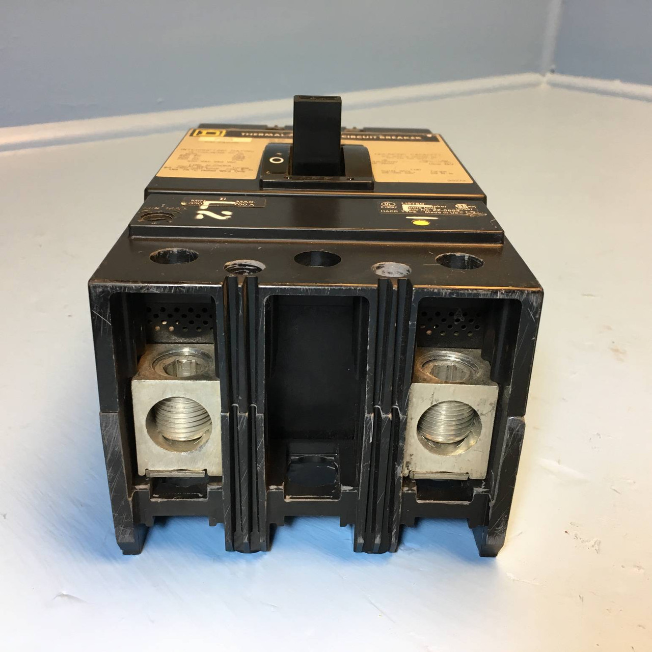 Square D KAL26070 70A Circuit Breaker 600V 2 Pole Type KAL-26070 S2 SqD 70 Amp (EM2467-2)