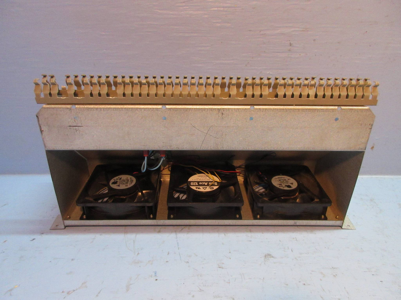 Valmet Automation A413600 03 Fan Assembly for PLC Chassis Rack w/ Three 24V Fans (TK3271-8)