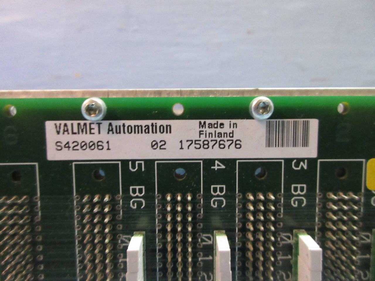 Valmet Automation A413531-03 PLC Module Chassis Rack & I/O Backplane Metso (TK3272-10)