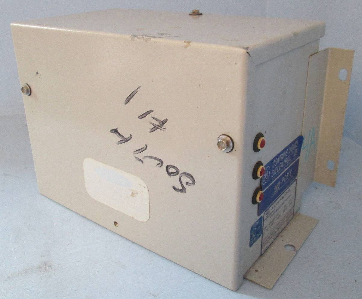 Image of GE 65L806TK1 5 kVAR 600V Dielektrol VI 60Hz 3PH Capacitor /w Discharge Resistors