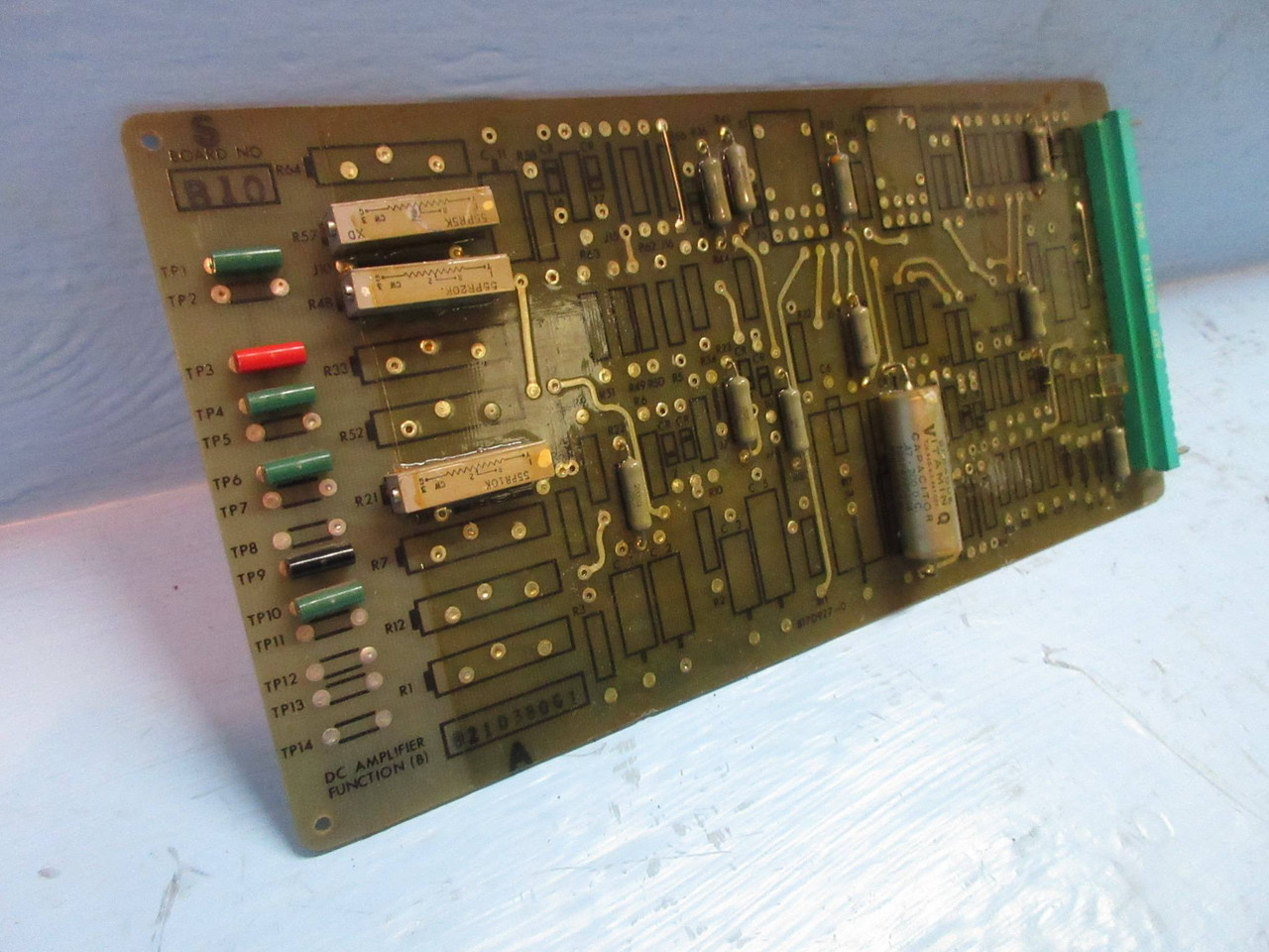 Image of General Electric 821D380-G1 Rev. A DC Amplifier Function Board PLC GE 821D380-G1