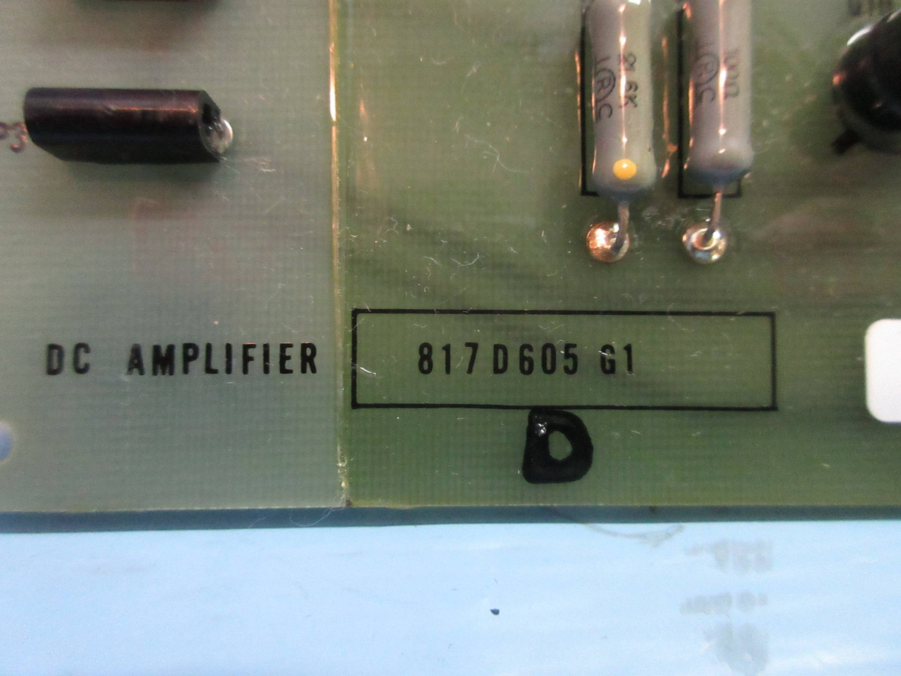 General Electric 817D605-G1 Rev. D DC Amplifier Board PLC GE 817D605G1 (TK3288-1)