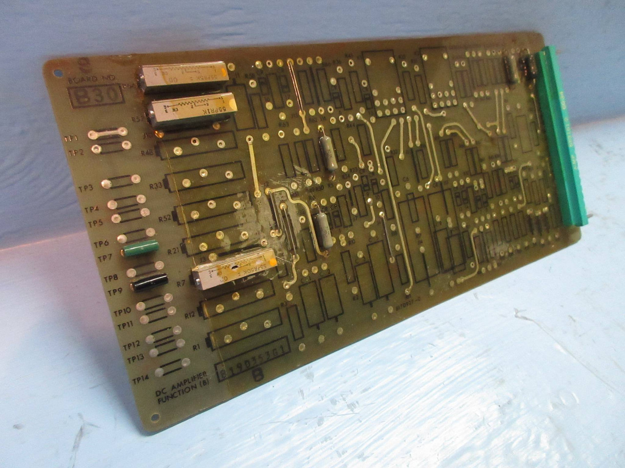 General Electric 819D353-G1 Rev. B DC Amplifier Function Board PLC GE 819D353G1 (TK3289-1)