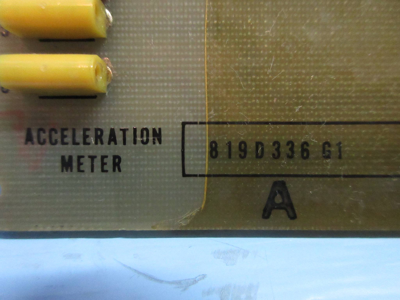 General Electric 819D336-G1 Rev. A Acceleration Meter Board PLC GE (TK3283-1)
