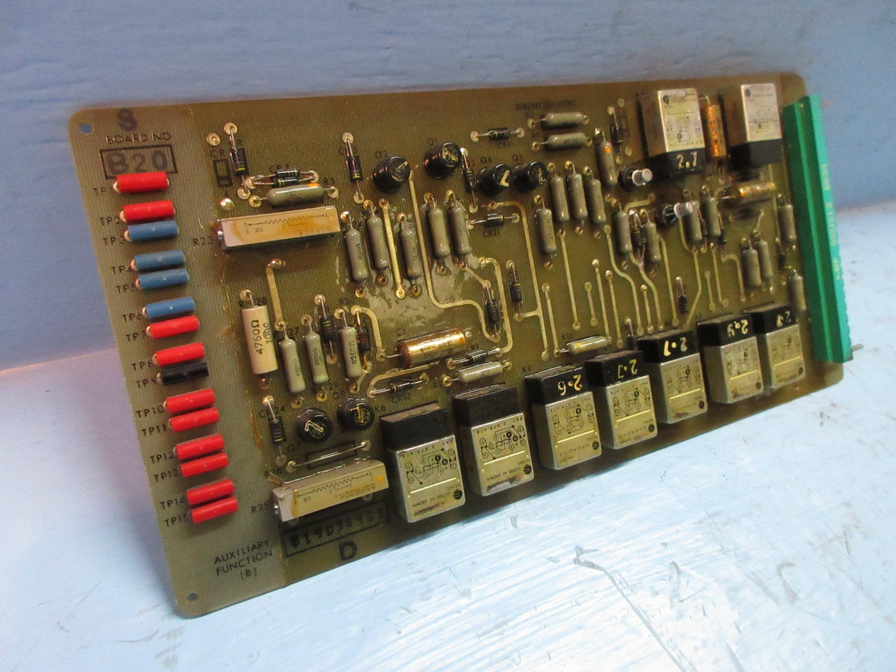 General Electric 819D349-G1 Rev. D Auxiliary Function Board PLC GE 819D349G1 (TK3286-1)