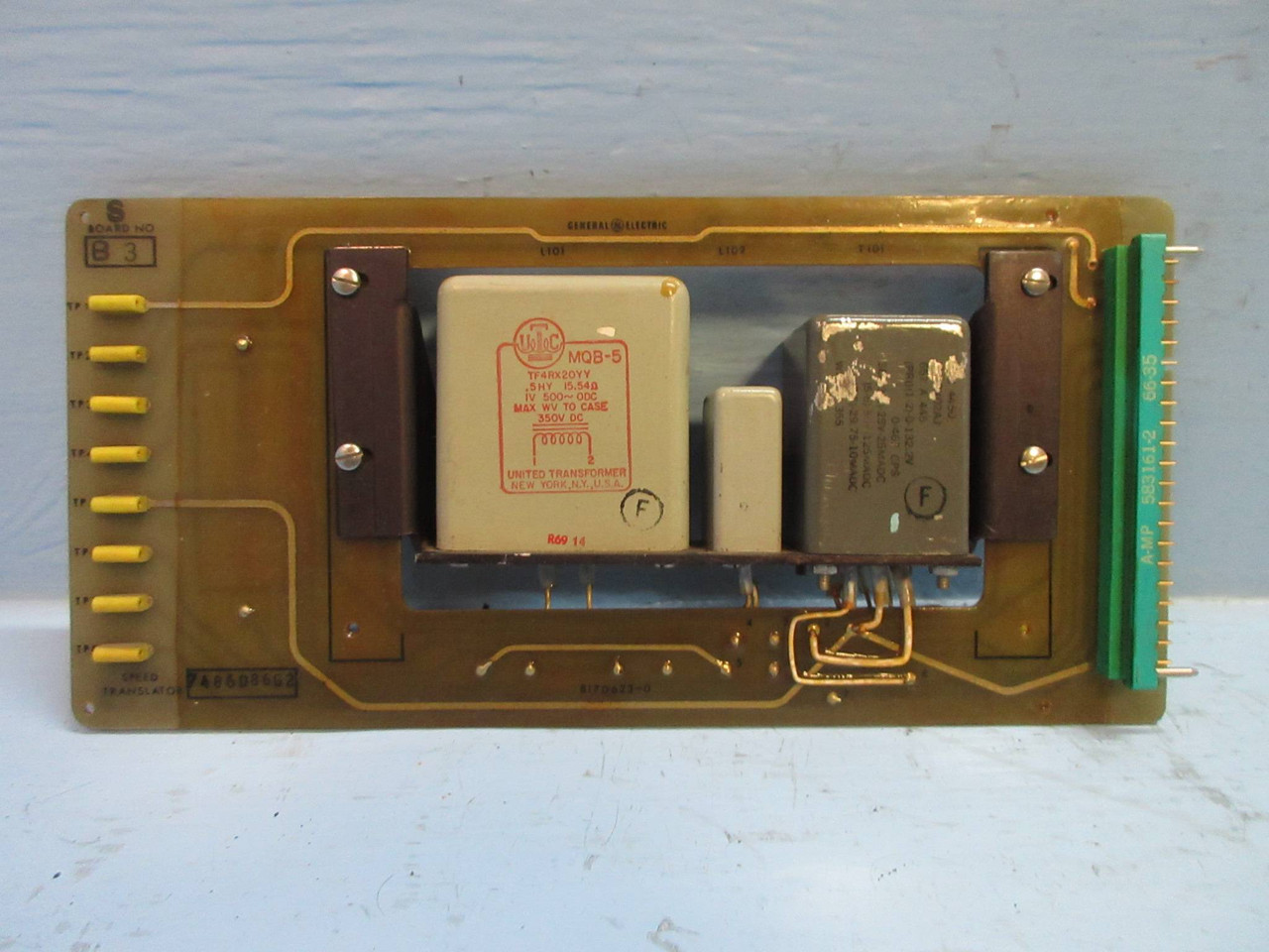 General Electric 7486D86-G2 Speed Translator Board PLC 7486D86G2 GE (TK3307-1)