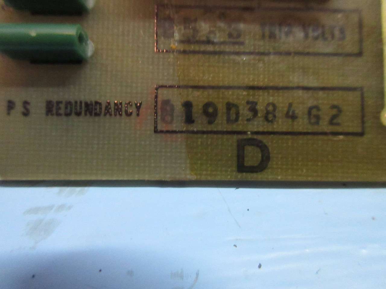 General Electric 819D384-G2 Rev. D PS Redundancy Board PLC GE 819D384G2 (TK3297-2)