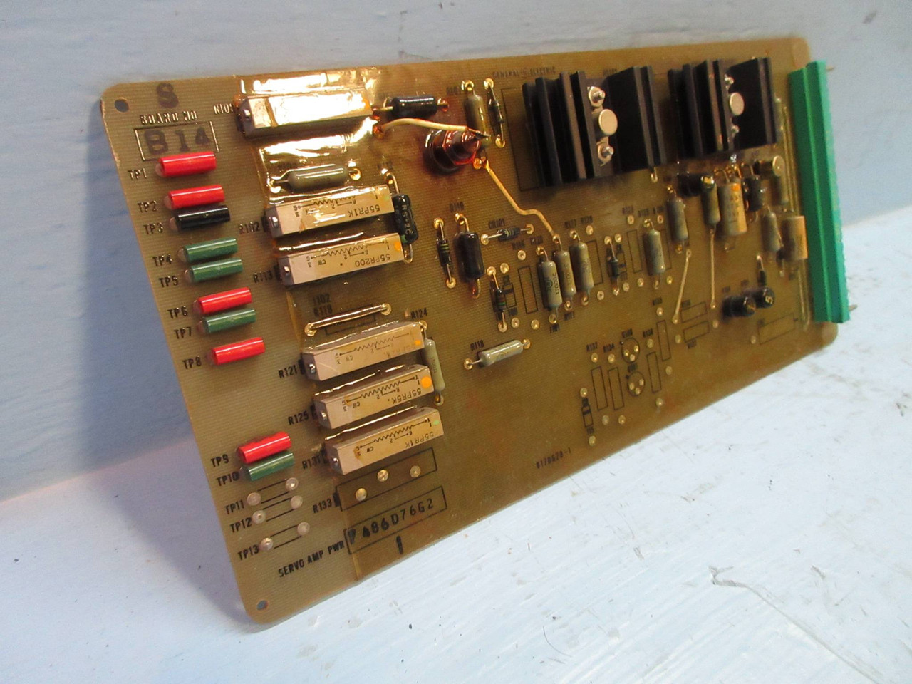 General Electric 7486D76-G2 Rev. I Servo Amp Pwr Power Board PLC 7486D76G2 (TK3304-1)