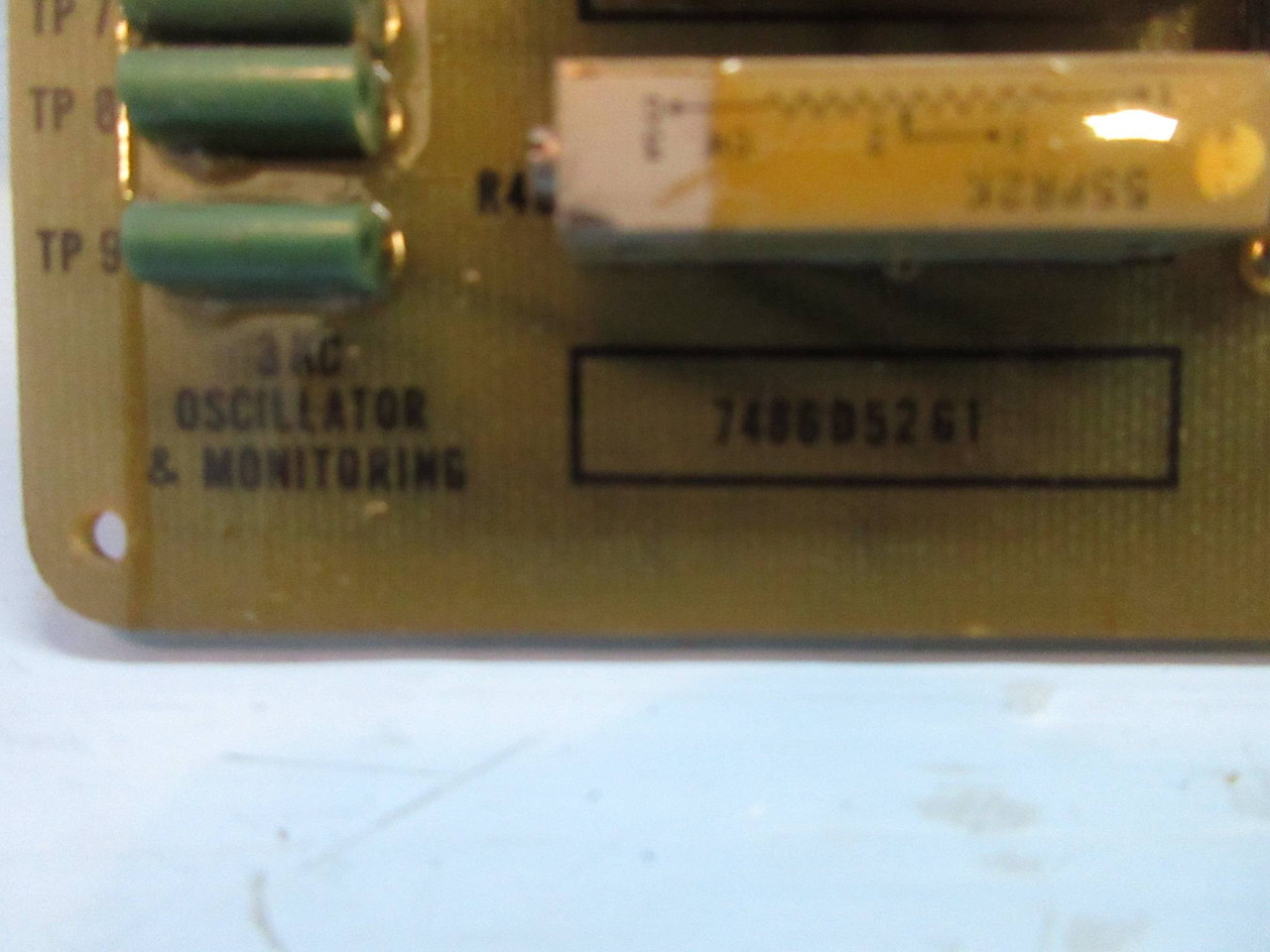 General Electric 7486D52-G1 3-KC Oscillator & Monitoring Board PLC GE 7486D52-G1 (TK3309-1)