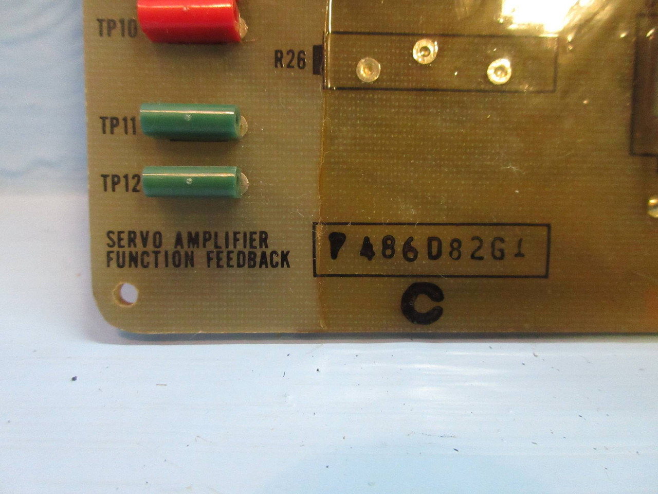 General Electric 7486D82-G1 Rev. C Servo Amplifier Function Feedback Board PLC (TK3302-1)