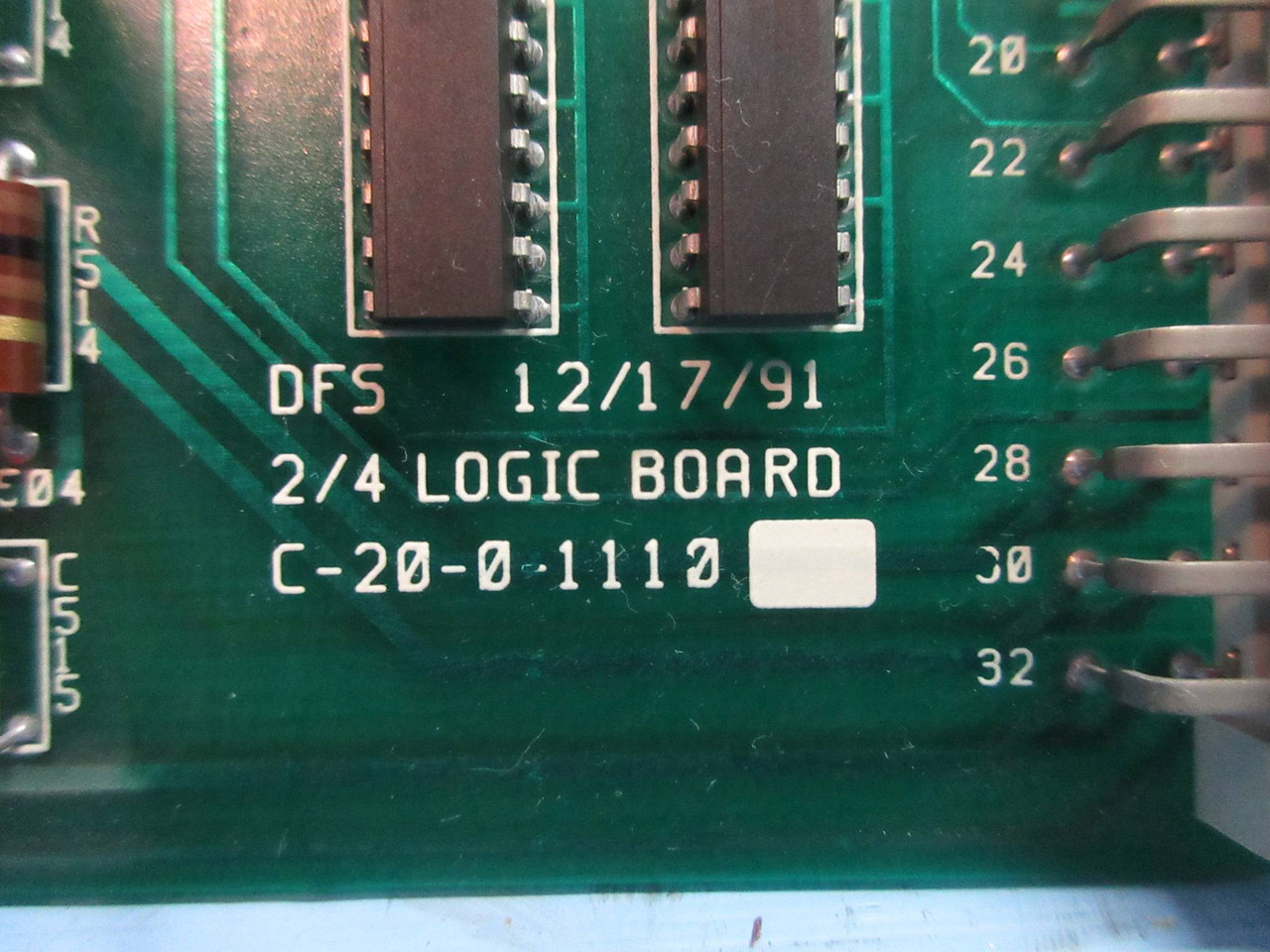 ABB Safe Flame DFS C-20-0-1110 Module 2/4 Logic Board PLC (TK3314-1)