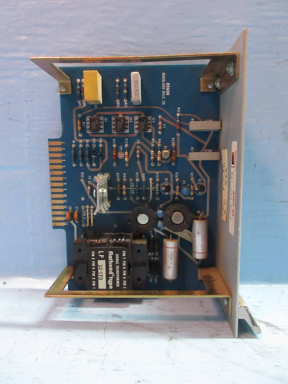 Ronan X81-501-5A-B Series X81 Transmitter PLC Module Board (TK3312-2)