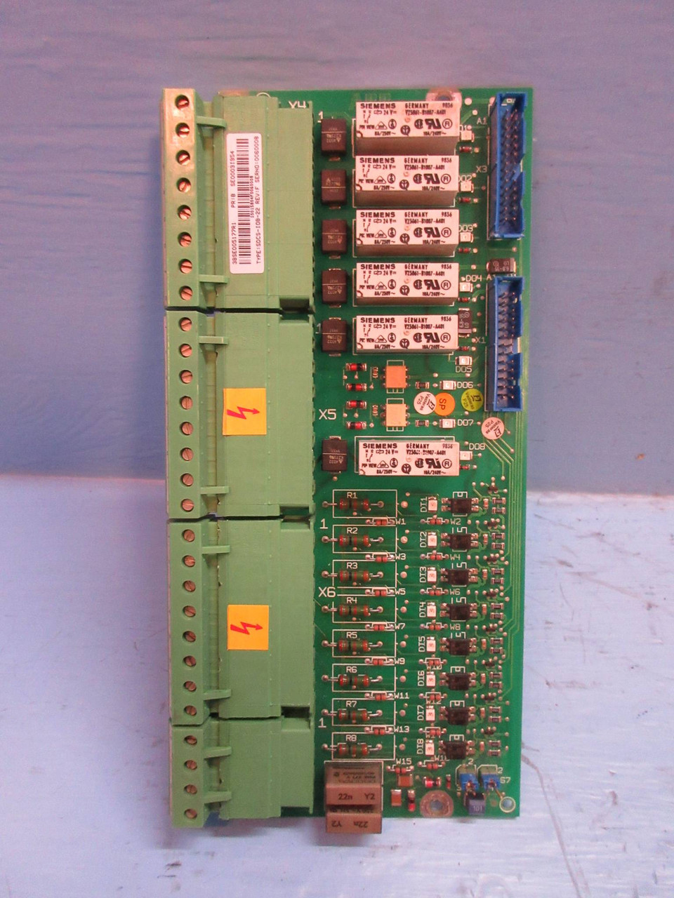 ABB SDCS-IOB-22 Rev. F I/O Digital External Isolated Module PC Control Board PLC (TK3321-3)