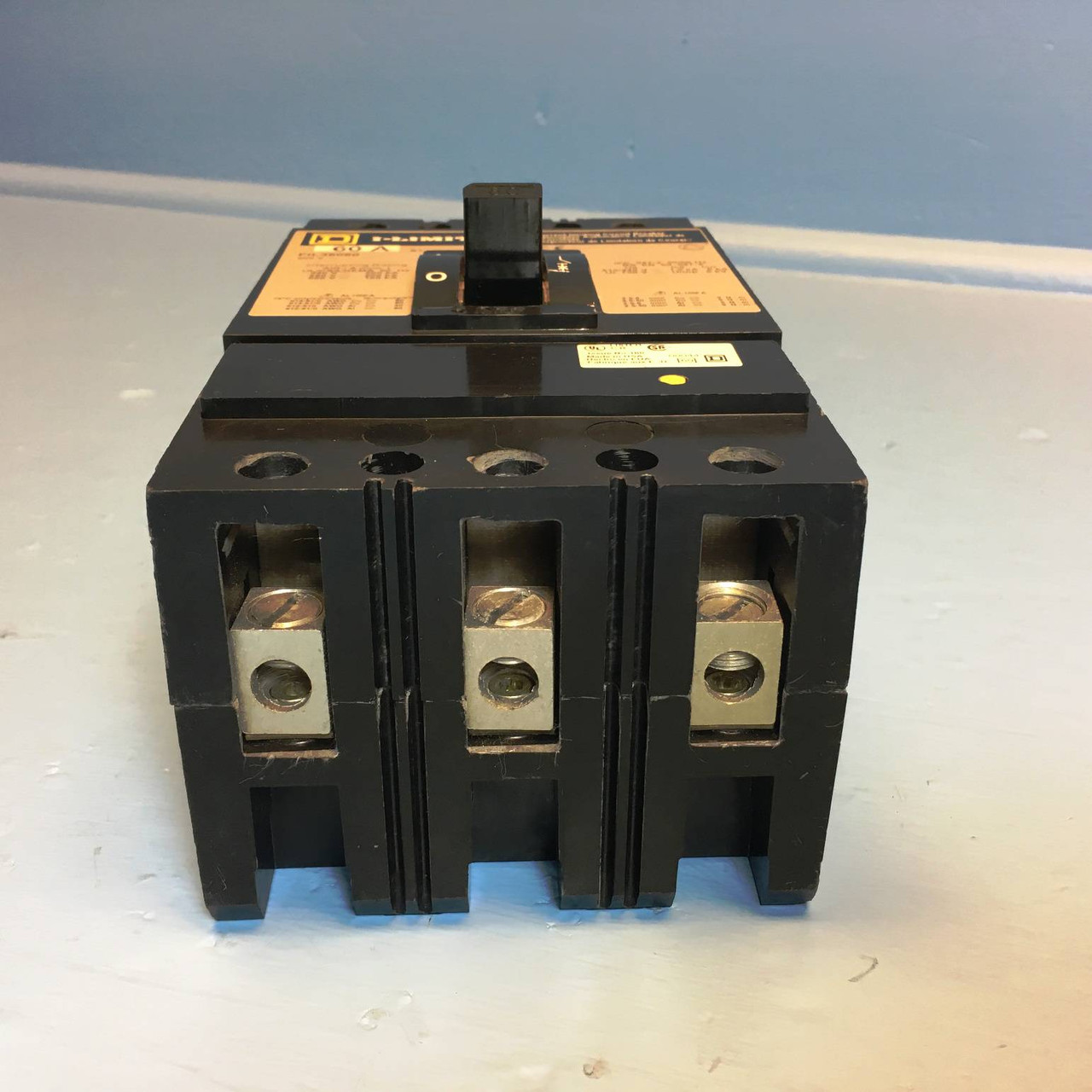 Square D FIL36060 60A I-Limiter Circuit Breaker 600V 3 Pole FIL-36060 SqD 60 Amp (EM2590-1)