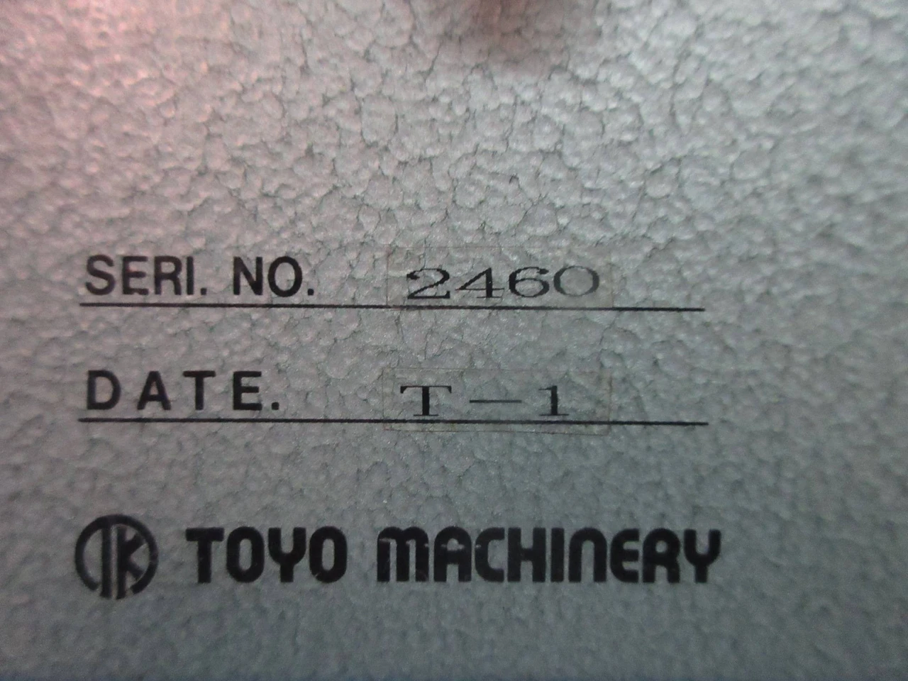 Toyo Machinery PCDA-60 Control Panel PCDA60 Operator Interface PCDA-60-P (TK3362-1)
