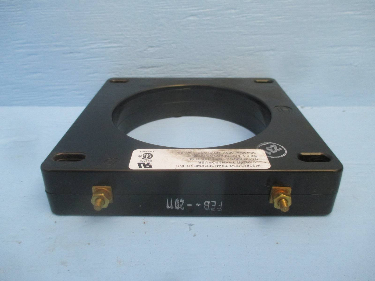 Instrument Transformers 19SHT-601 Current Transformer 600:5 A 5A 19-SHT ITI 600V (DW0547-5)
