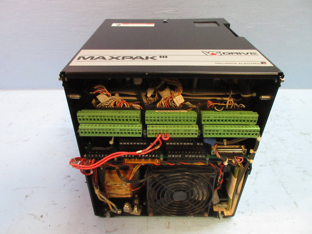 Reliance Electric 15P2171 15 HP MaxPak III VS DC Drive RE 15HP 230V 150V 55A (TK3383-1)