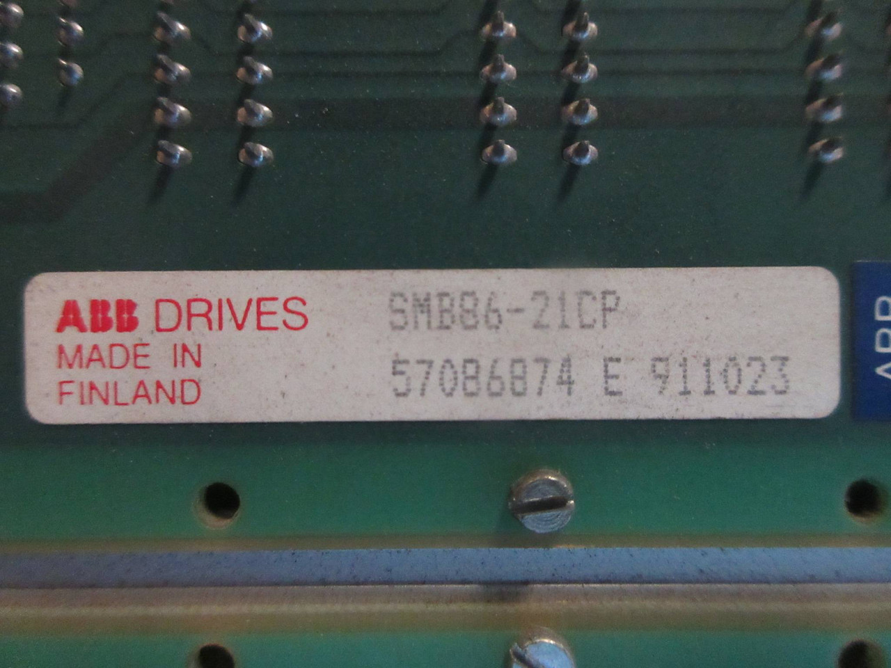 ABB Drives CAF-21CP-BA PLC Module 21 Slot Chassis Rack SMB86-21CP Backplane (TK3416-1)