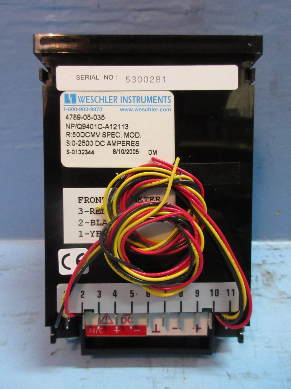 New Newport Q9401C-A12113 Quanta DCA Digital Panel Meter Weschler NIB (TK3430-1)