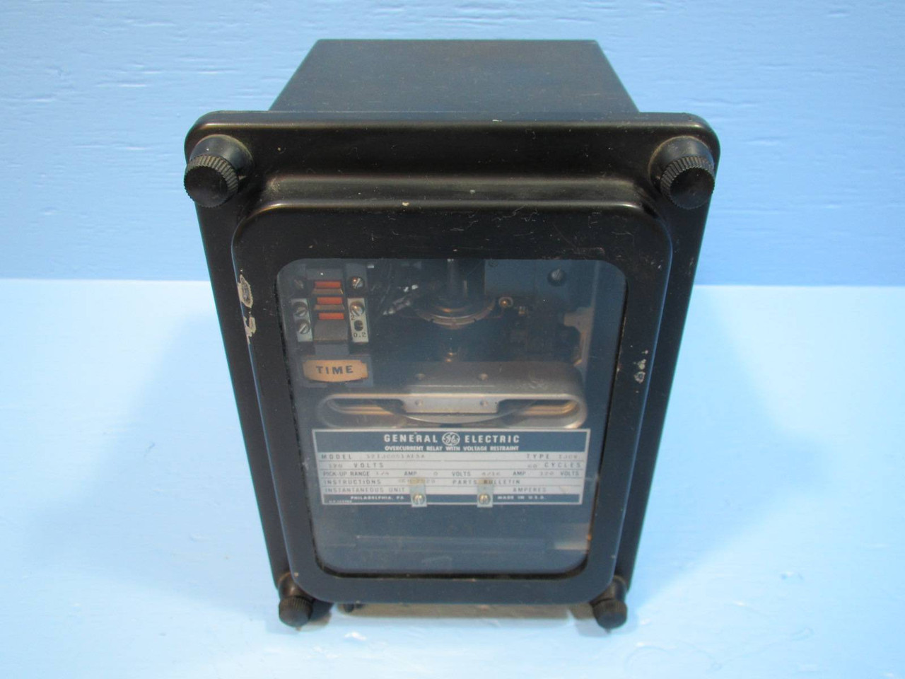 General Electric 12IJCB51A13A Overcurrent Relay with Voltage Restraint IJCV 120V (NP1857-1)
