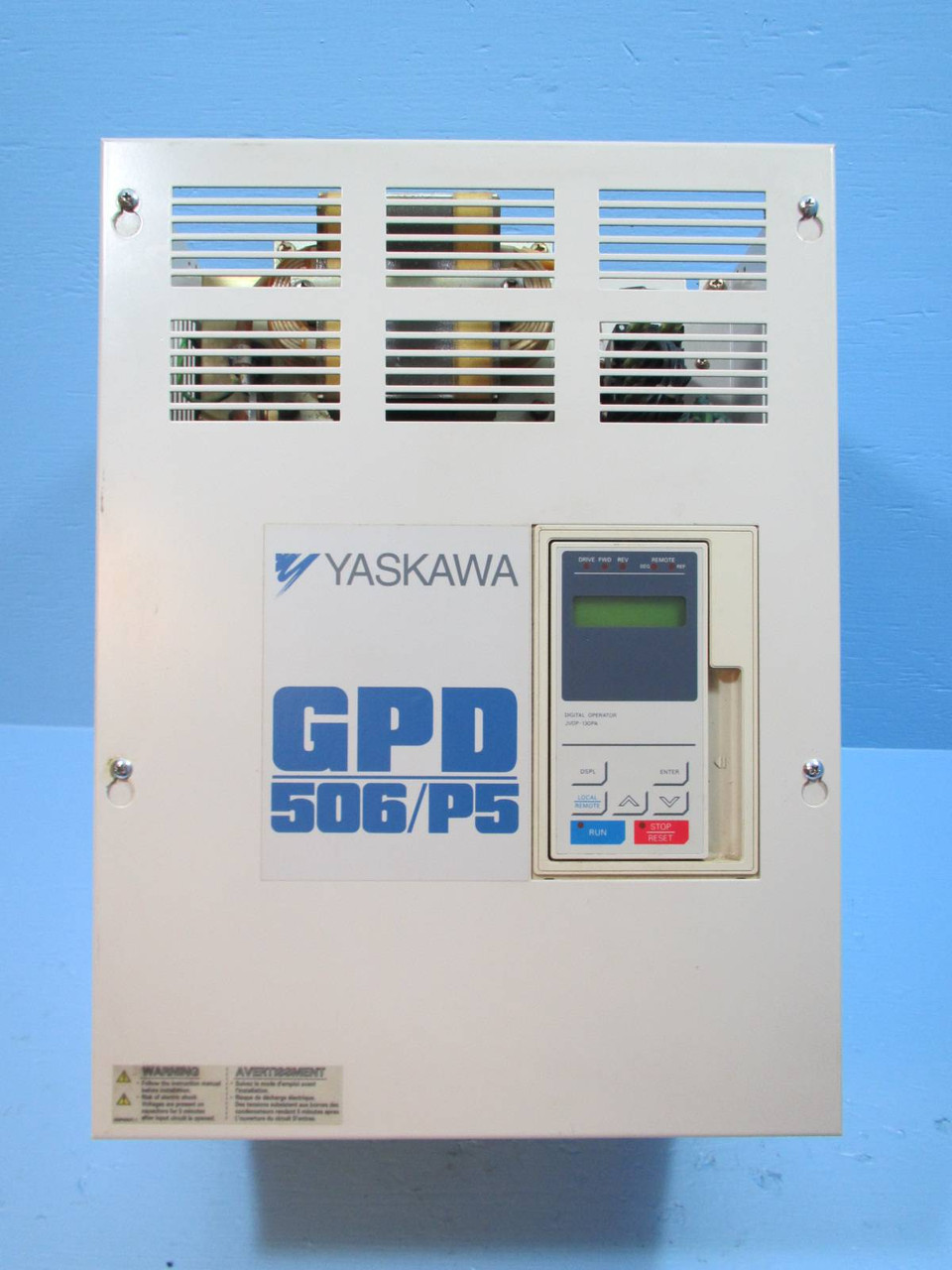 Yaskawa GPD 506/P5 CIMR-P5M4018 30HP 41A AC VS Drive Variable Speed 40181F 3PH (NP1866-4)