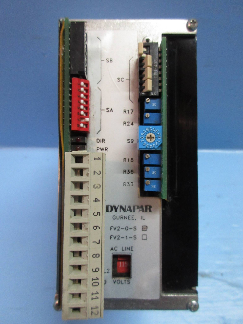 Dynapar FV20S F to V Converter W/O Option Board FV2-0-S (TK3459-2)